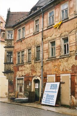 Bürgerhaus in Pirna mit Teufelserker - Obere Burgstraße 1