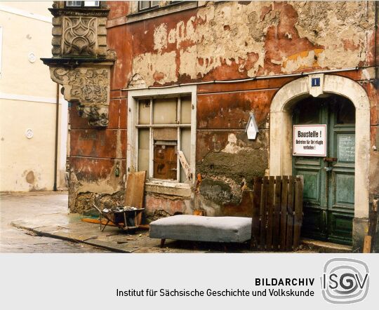 Bürgerhaus in Pirna, Detail - Oberer Burgstraße 1