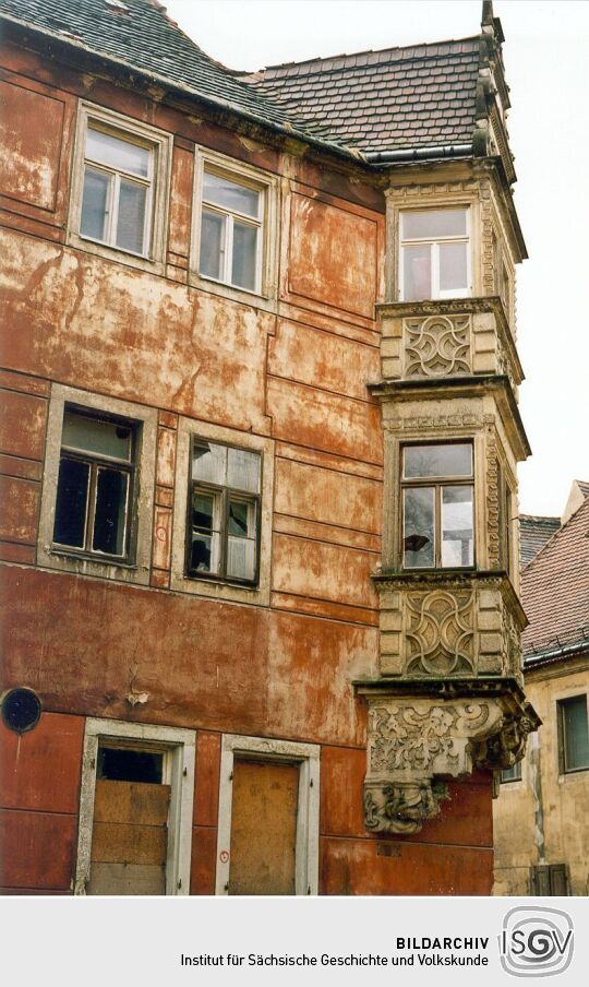 Bürgerhaus in Pirna, Detail - Oberer Burgstraße 1