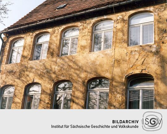 Fassade eines Hauses in Stolpen