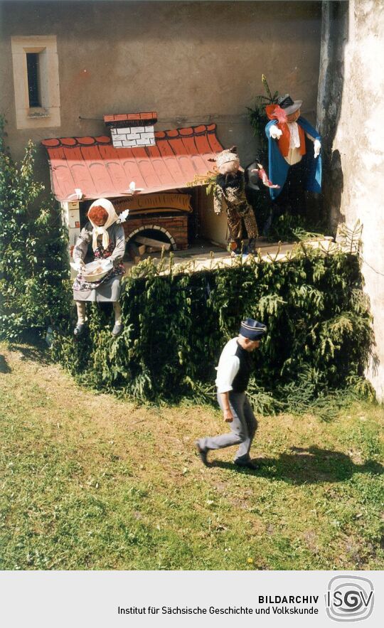 Requisiten für das Burgfest auf Burg Kuckuckstein