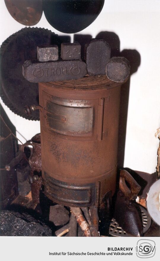 Ofen im Dorfmuseum Polenz