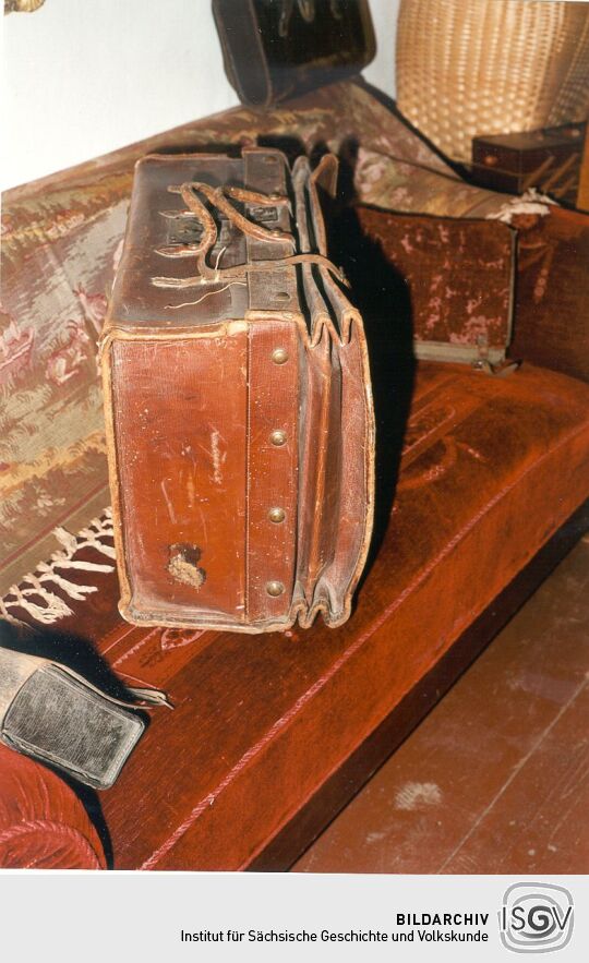 Ausstellungsstücke in der Heimatstube Polenz