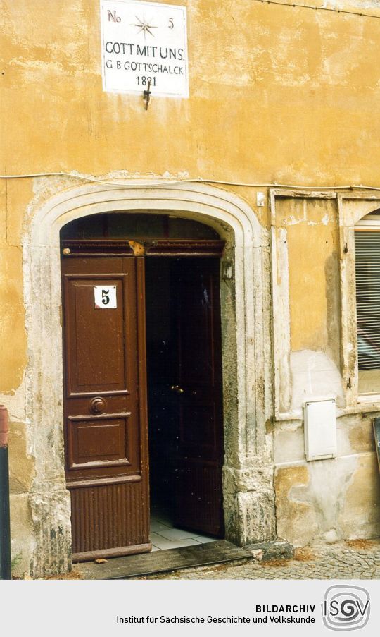 Portal am Marktplatz von Dohna