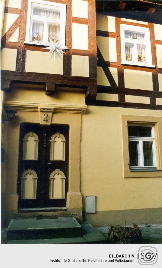 Fassadendetail in Stadt Wehlen