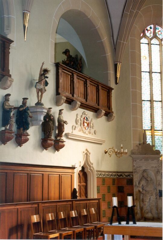 Chorgestühl in der Kirche von Liebstadt