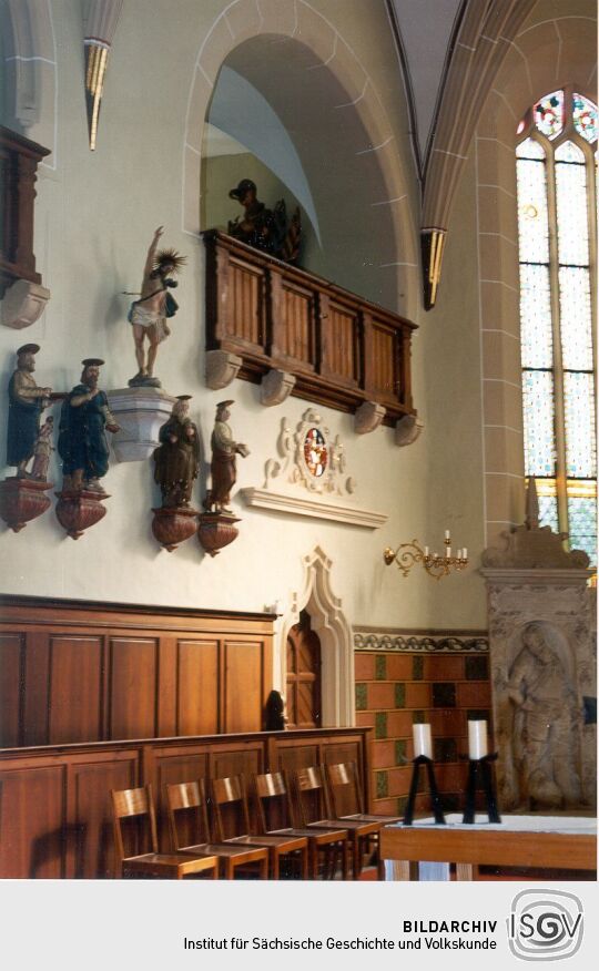 Chorgestühl in der Kirche von Liebstadt