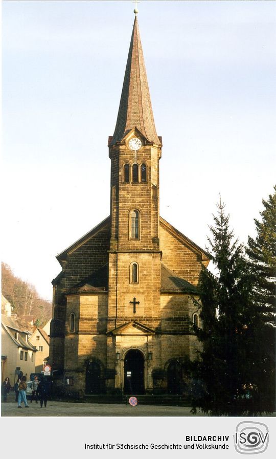 Kirche in Stadt Wehlen