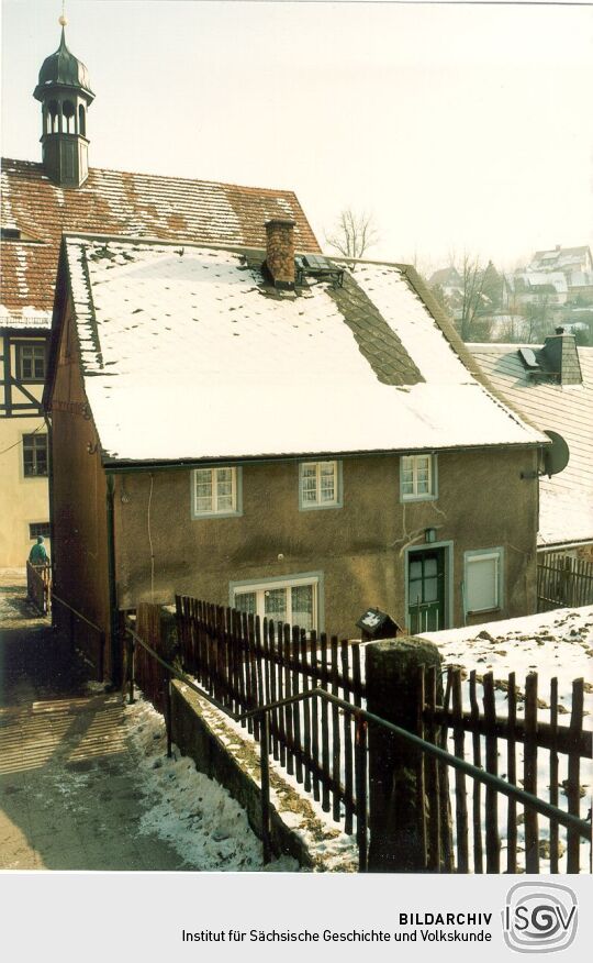 Blick zum Hohnsteiner Rathaus