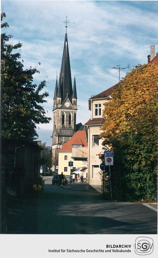 Blick zur Kirche in Neustadt