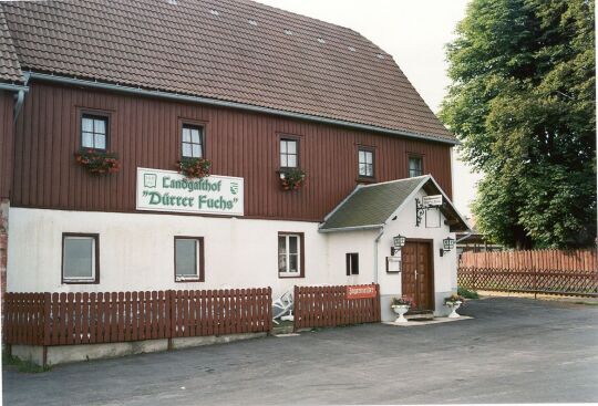 Landgasthof "Dürrer Fuchs" an der B6 in Schmiedefeld