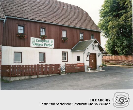 Landgasthof "Dürrer Fuchs" an der B6 in Schmiedefeld