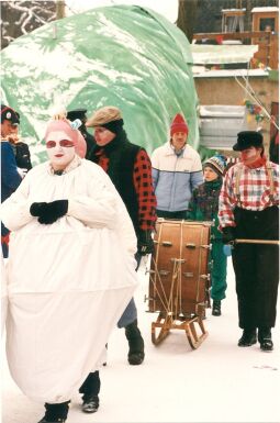 Bild: Skifasching in Geising