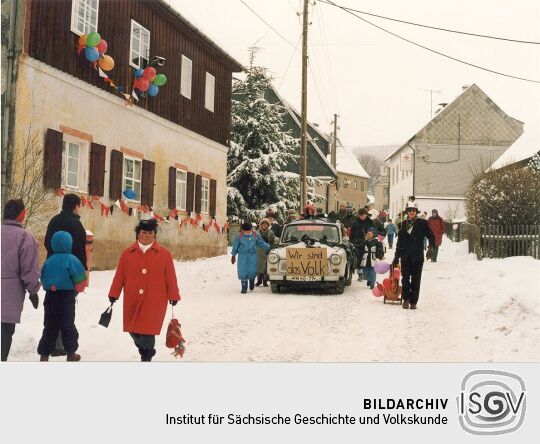 Skifasching in Geising