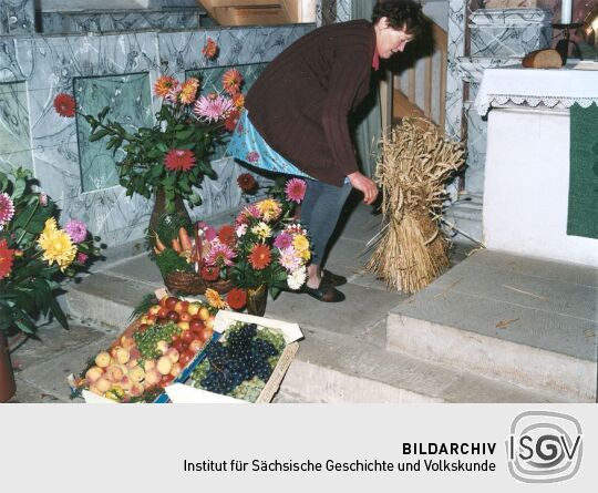 Erntedankfest in der Kirche Kleinröhrsdorf