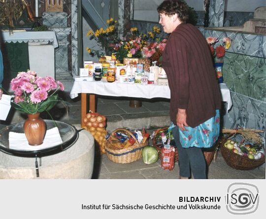 Erntedankfest in der Kirche Kleinröhrsdorf
