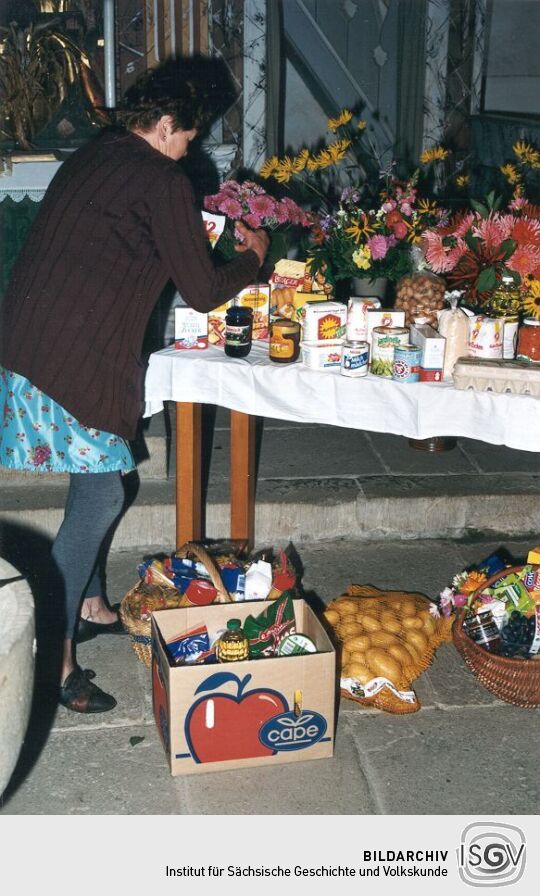 Erntedankfest in der Kirche Kleinröhrsdorf