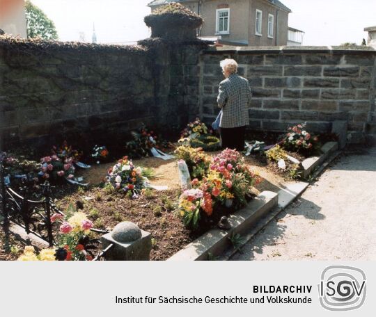 Ansicht des Friedhofs in Radeberg