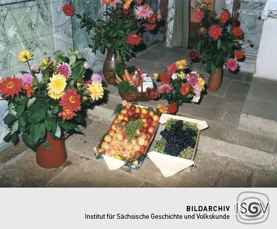 Erntedankfest in der Kirche von Kleinröhrsdorf