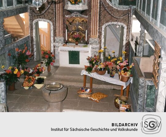 Erntedankfest in der Kirche von Kleinröhrsdorf