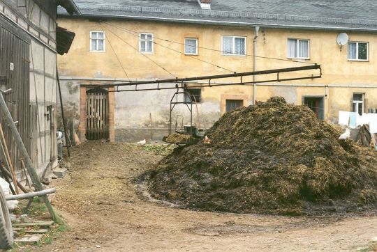 Ansicht eines Bauernhofs in Königswalde