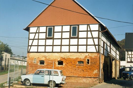 Ehemalige Scheune mit Fachwerk in Langenbernsdorf