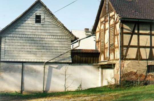 Wirtschaftsgebäude eines Bauernhofes in Langenbernsdorf