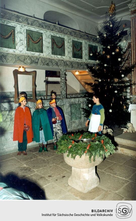 Krippenspiel in der Kirche von Kleinröhrsdorf