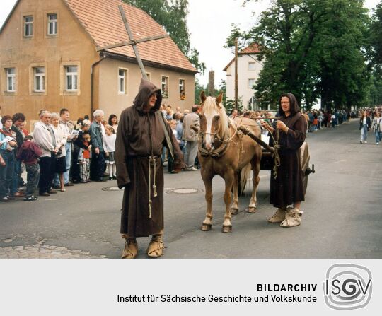 Pestwagen beim Festumzug in Moritzburg