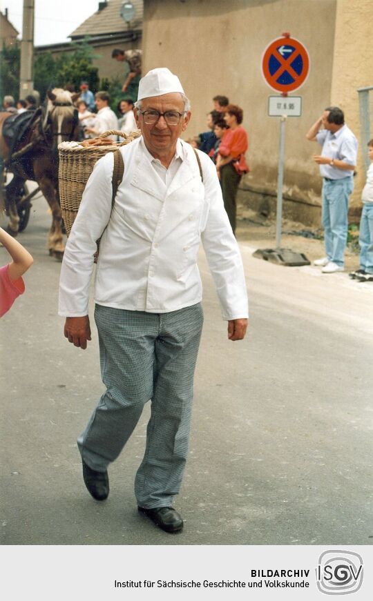 Bäcker auf dem Festumzug in Moritzburg