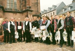 Bild: Übergabe des Gesellenbriefes zum Tag der Sachsen in Rochlitz