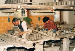 Bild: In der Töpferei Frommhold in Königsbrück