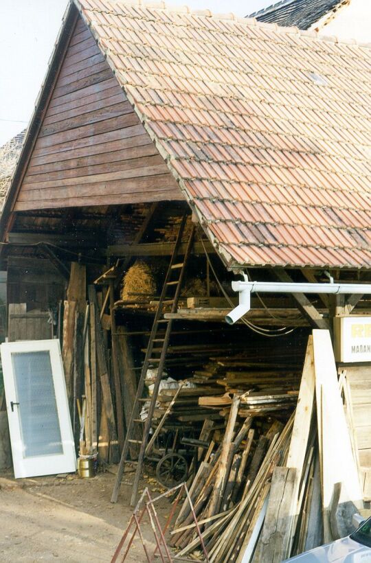 Materiallager der Stellmacherei in Langenbernsdorf