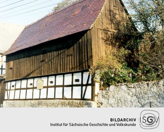 Wirtschaftsgebäude des alten Pfarrhof in Steinpleis