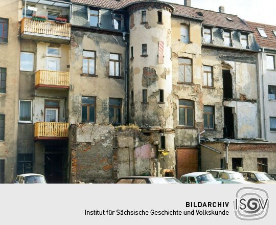 Die Marienstrasse 45 - 47 in Zwickau