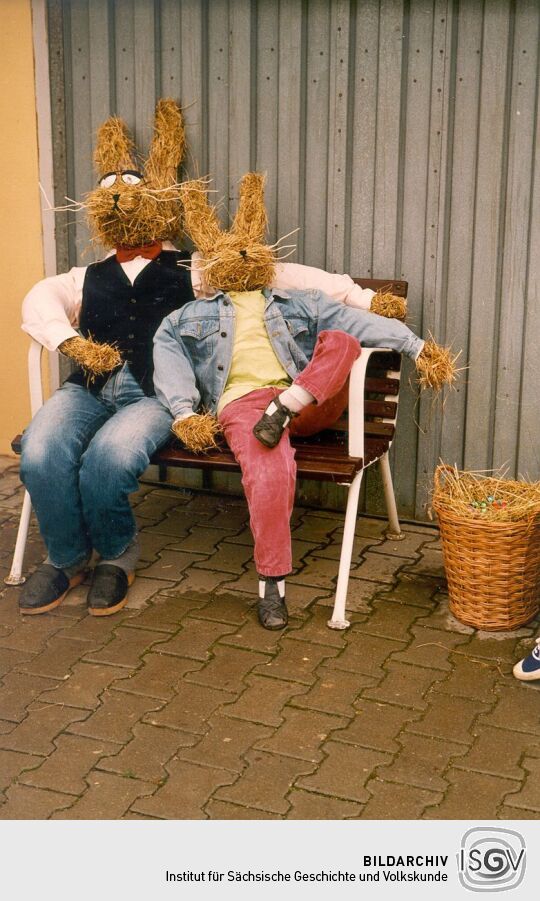 Osterdekoration in Meuselwitz