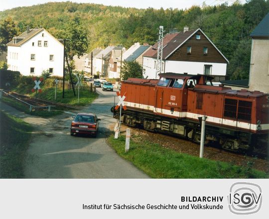 Zug durch Rechenberg-Bienenmühle