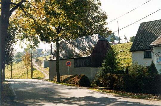 Dorfstrasse in Kleinbobritzsch