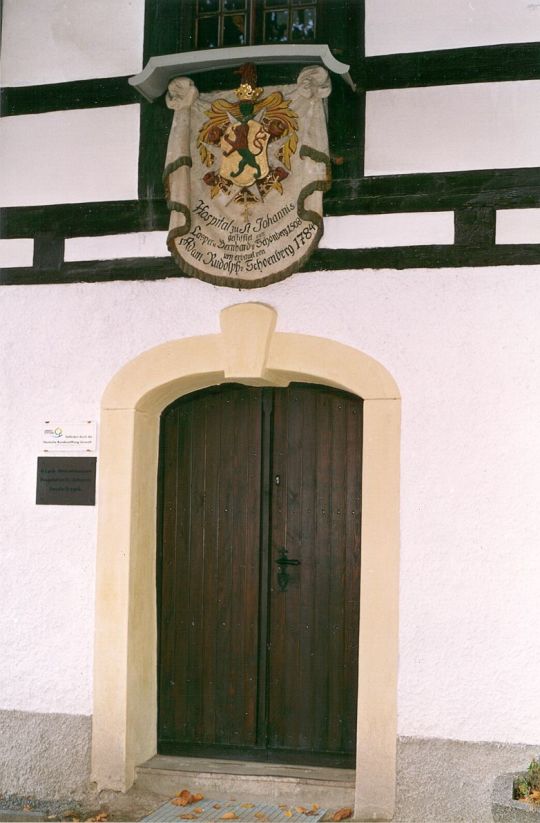 Eingang zum Erzgebirgischen Heimatmuseum in Sayda