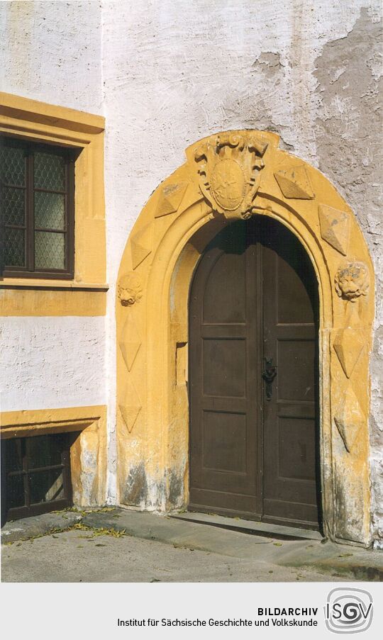 Seiteneingang des Frauensteiner Schlosses
