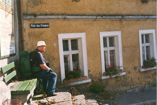 Am Platz des Friedens in Frauenstein