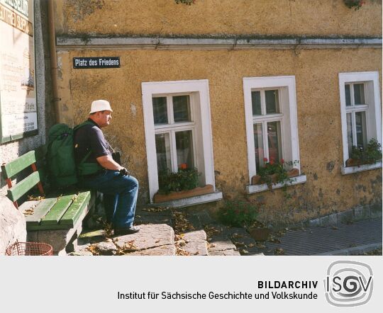 Am Platz des Friedens in Frauenstein