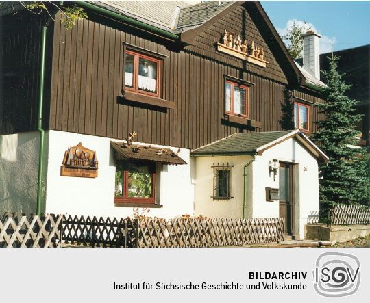 Wohnhaus mit Drechslerei in Seiffen