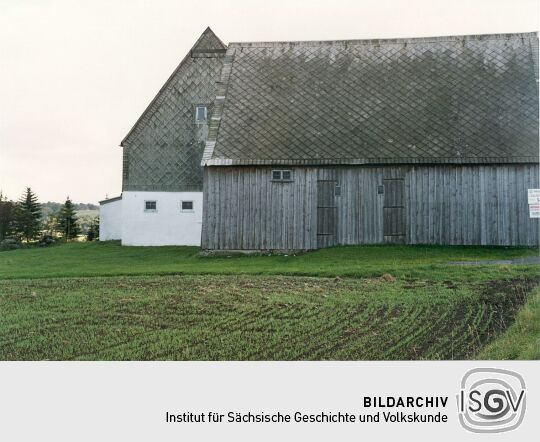 Scheune und Stall eines Bauernhofes in Deutscheinsiedel