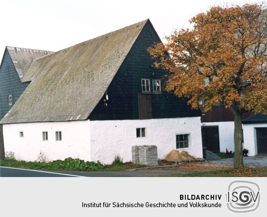 Wohnhaus und Stall eines Bauernhofes in Deutscheinsiedel