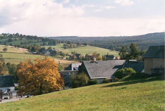 Blick von Deutschneudorf in die CZ