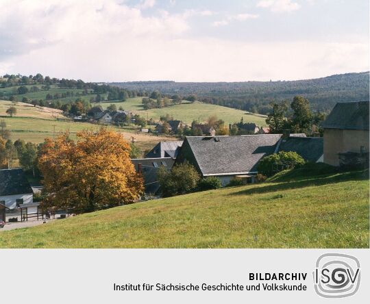 Blick von Deutschneudorf in die CZ