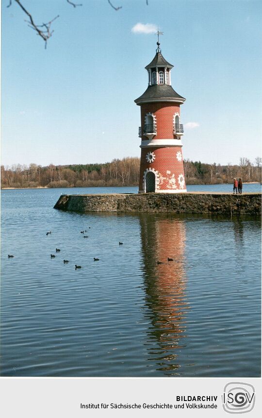 Leuchtturm am Fasanenschlößchen in Moritzburg