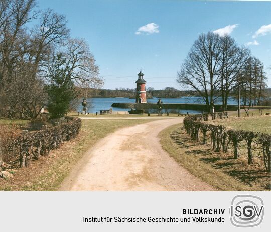 Leuchtturm am Fasanenschlößchen in Moritzburg