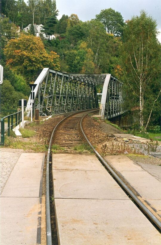 Eisenbahnbrücke im Olbernhauer Ortsteil Grünthal